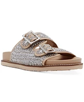 Macy's Steve Madden Women's Cabo Embellished Footbed Sandals