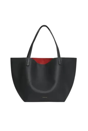 Mansur Gavriel     Everyday Soft Tote in Black/Flamma