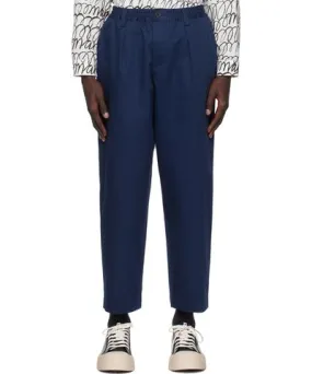 Marni Navy Drawstring Trousers