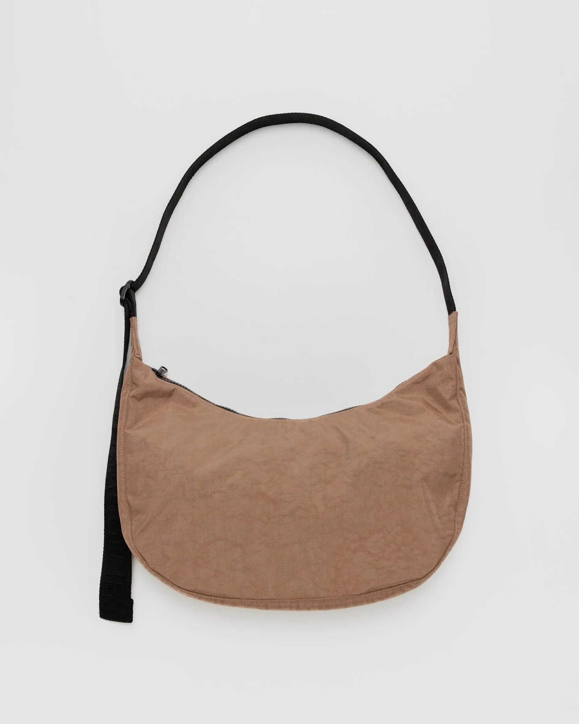 MEDIUM NYLON CRESCENT BAG | Cocoa - BAGGU