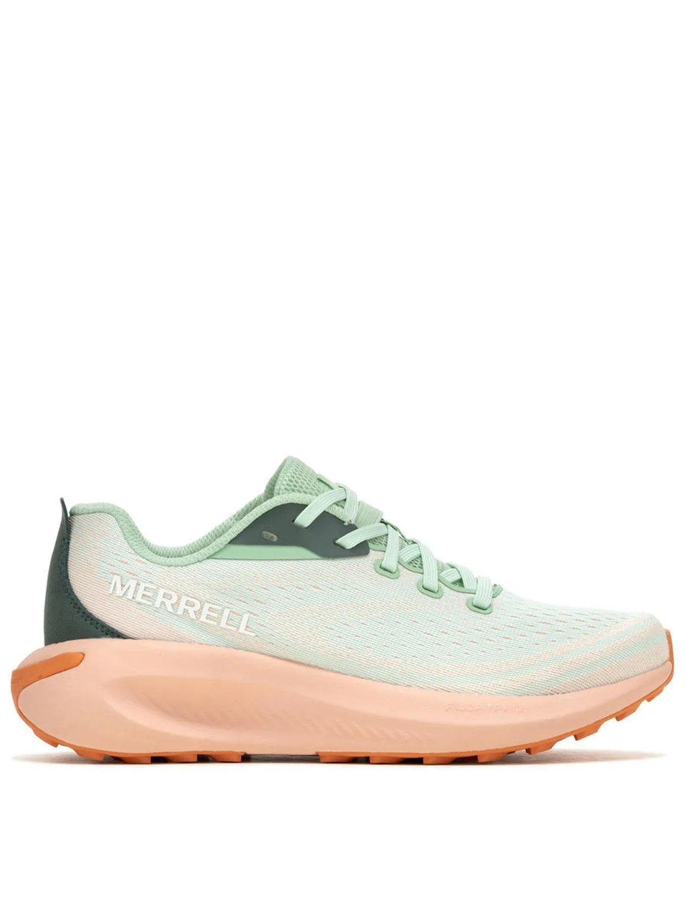 Merrell Womens Morphlite Trail Running Trainers - Green/peach