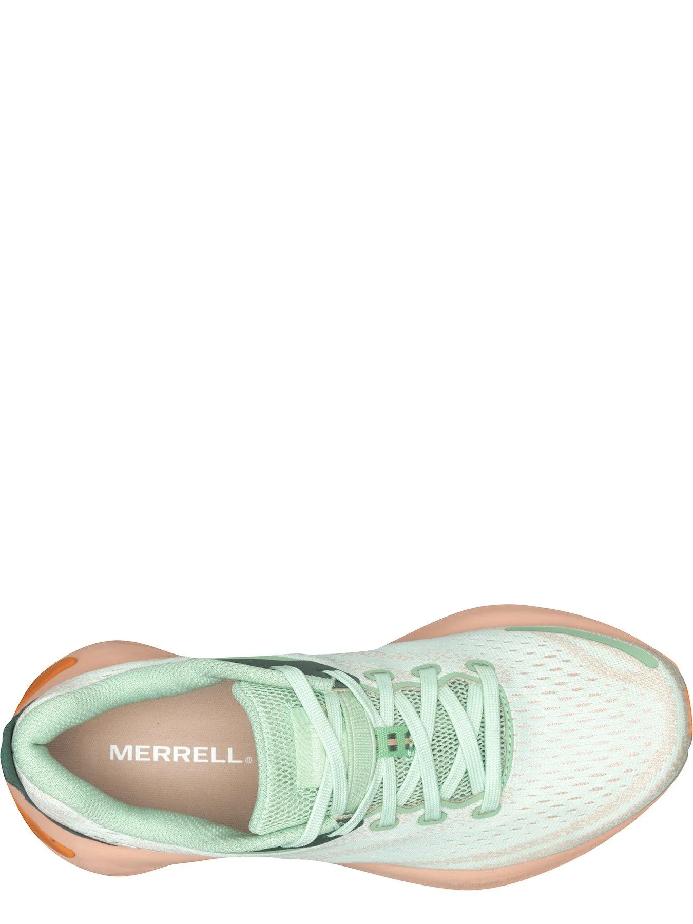 Merrell Womens Morphlite Trail Running Trainers - Green/peach