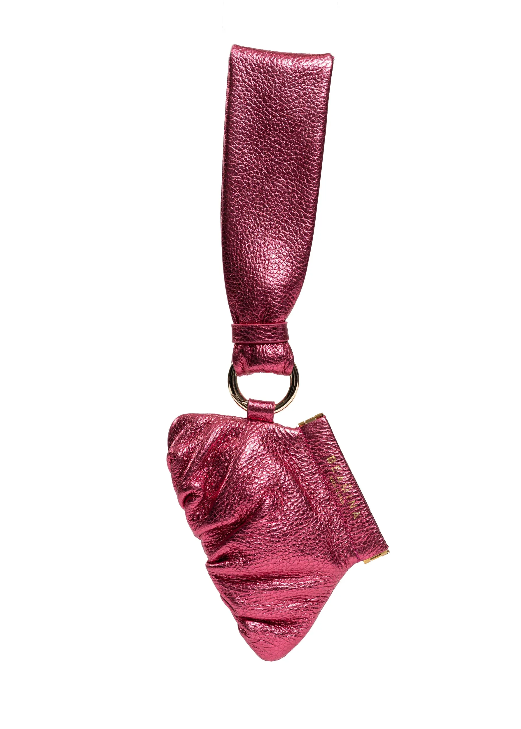 Mini-Mina Miniature  Metallic Fuchsia Bag