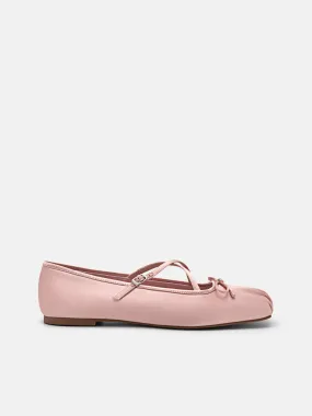 Nica Satin Ballerina Flats