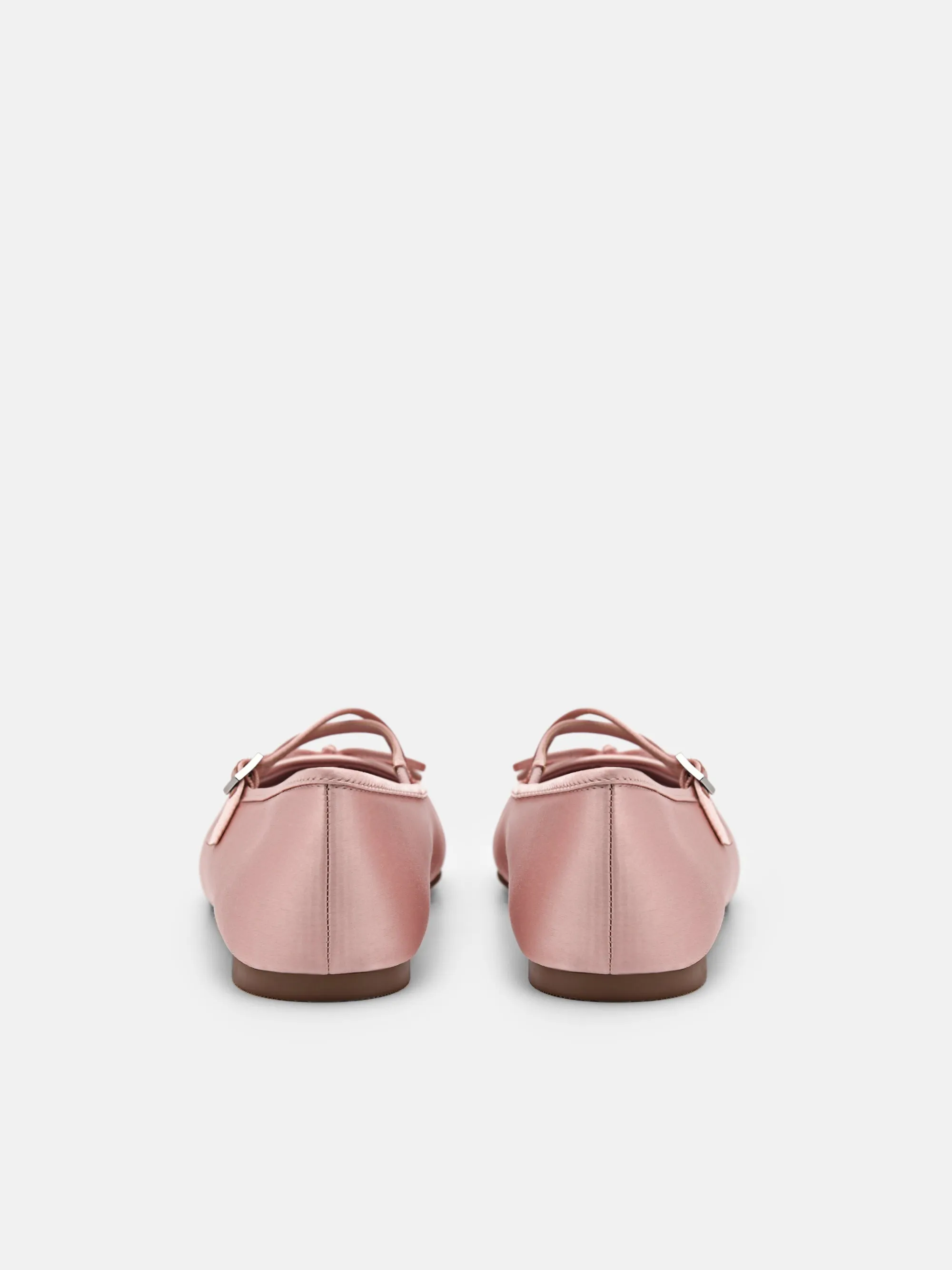 Nica Satin Ballerina Flats