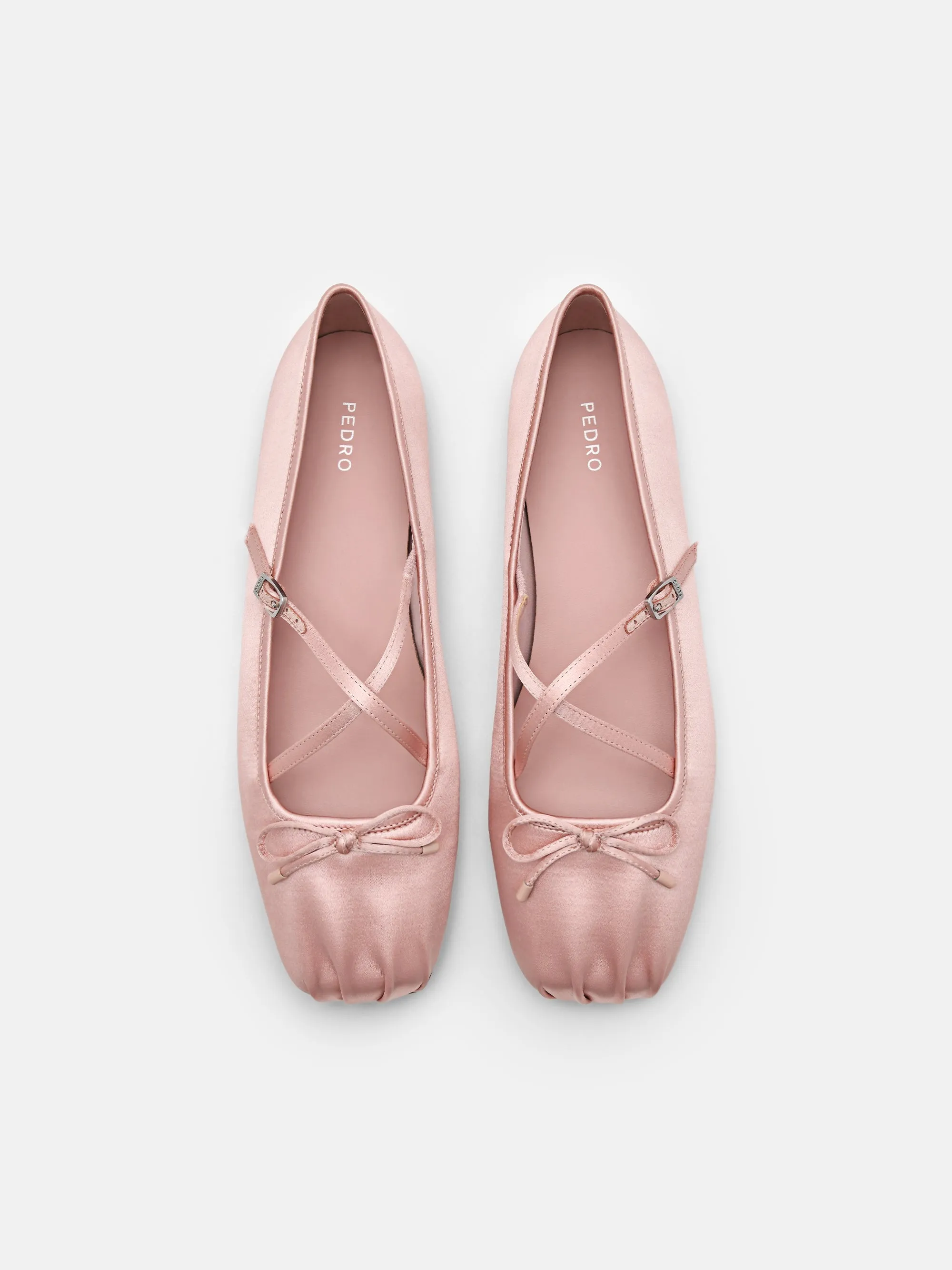 Nica Satin Ballerina Flats