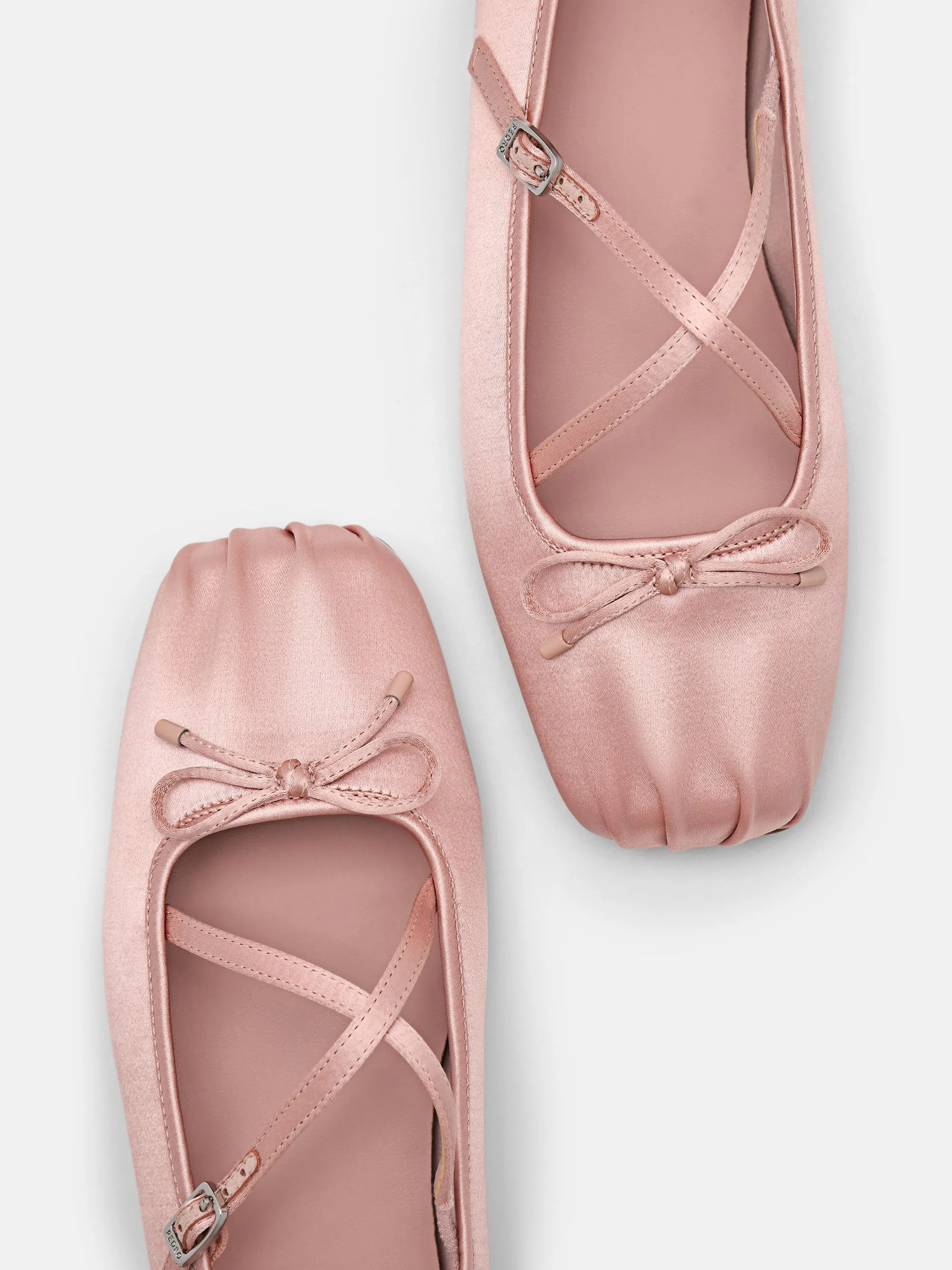 Nica Satin Ballerina Flats