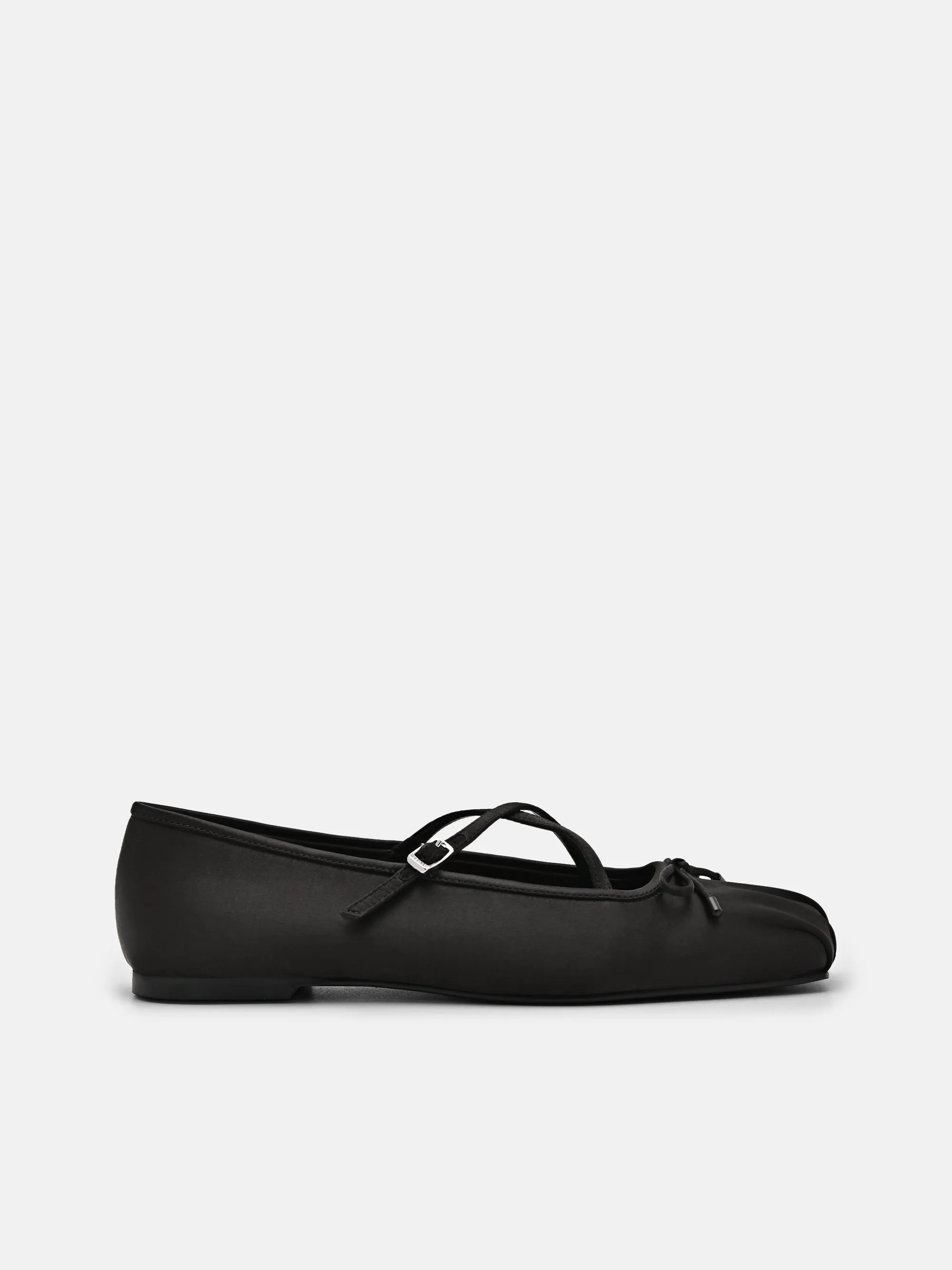 Nica Satin Ballerina Flats