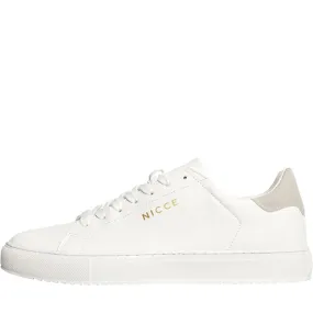 NICCE Mens Sector Trainers White/Grey/Gold