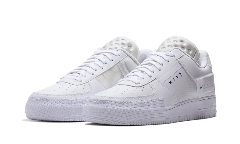 Nike Air Force 1 Low Drop Type Triple White