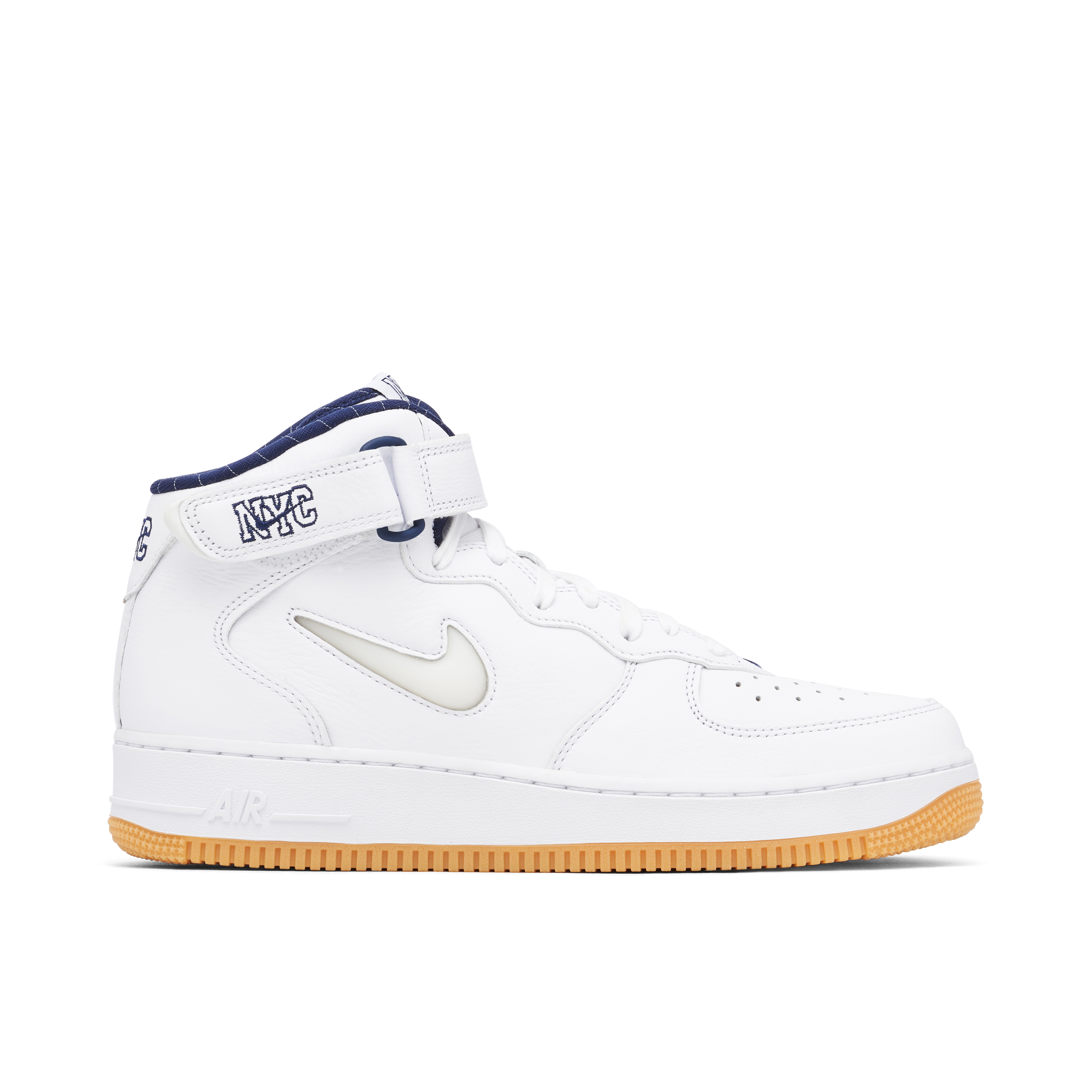 Nike Air Force 1 Mid Jewel NYC White Midnight Navy | DH5622-100 | Laced