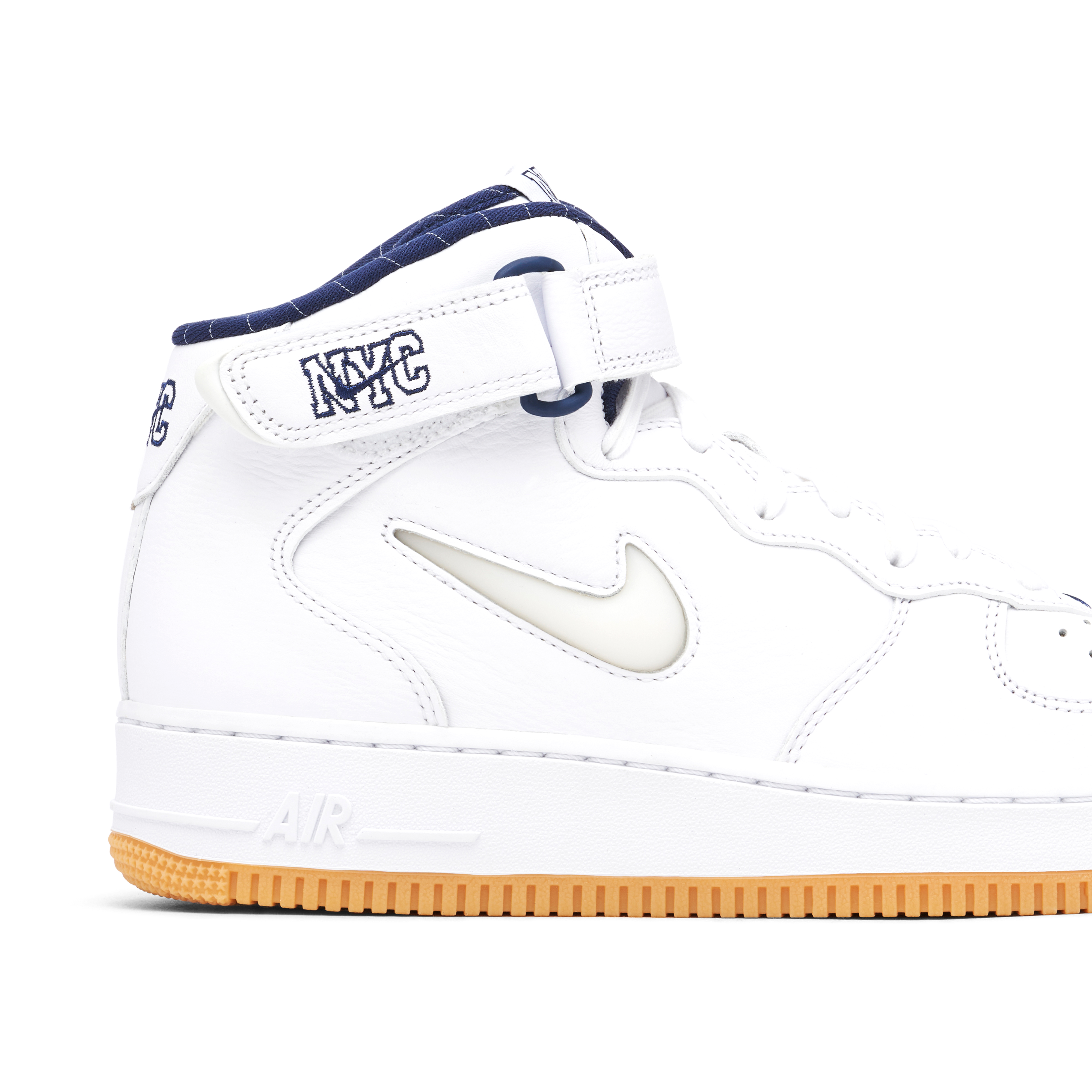 Nike Air Force 1 Mid Jewel NYC White Midnight Navy | DH5622-100 | Laced