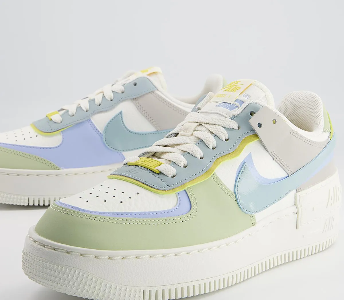 Nike Air Force 1 Shadow Trainers Sail Ocean Cube Light Marine