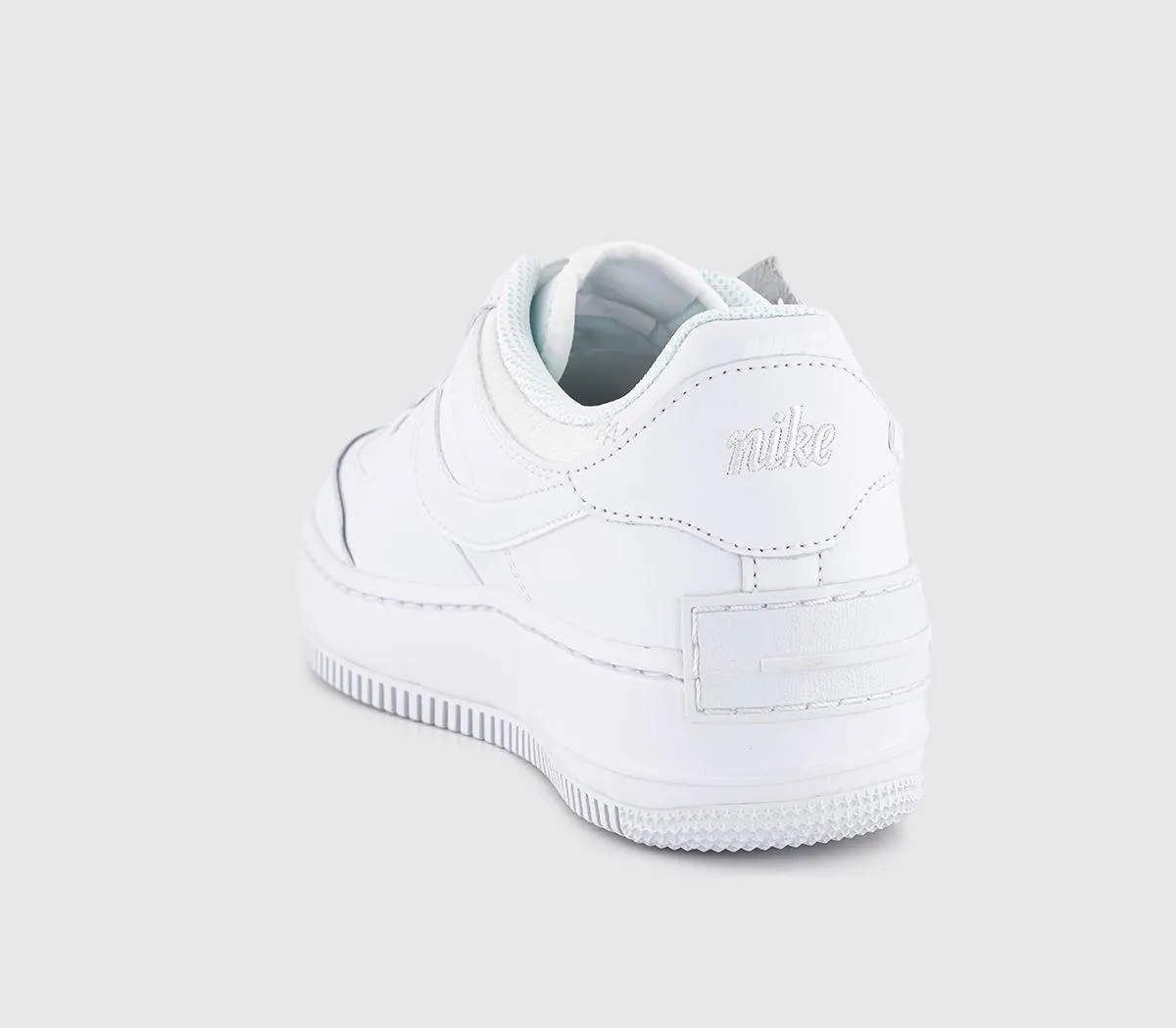 Nike Air Force 1 Shadow Trainers White Mono