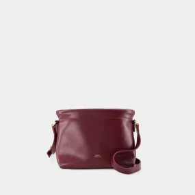 Ninon Mini Crossbody - A.P.C. - Synthetic - Burgundy