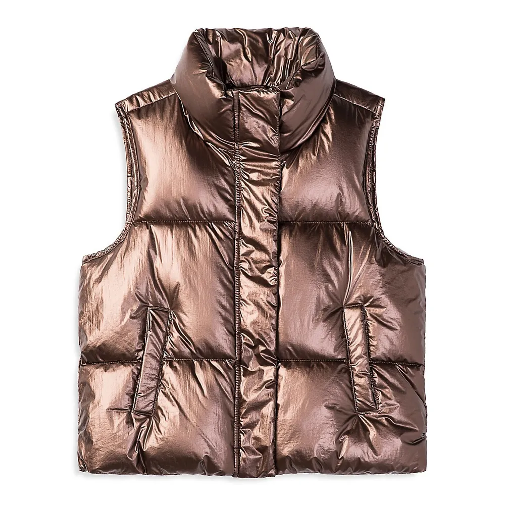 Noize Girl's Aurora-MG Quilted Cropped Vest