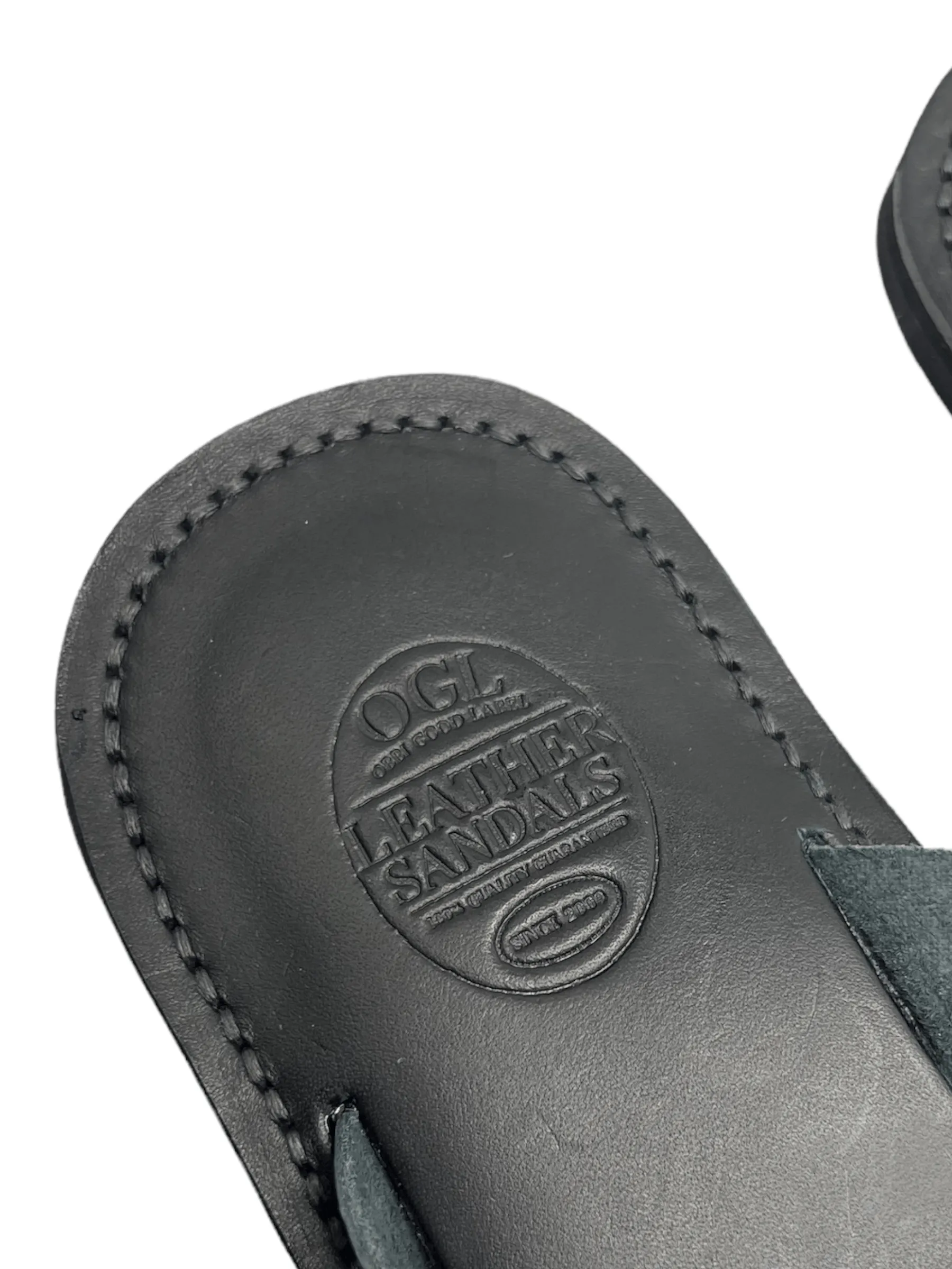 OGL X Dr. Sole Leather Cross Sandals – Black ONLINE ONLY!