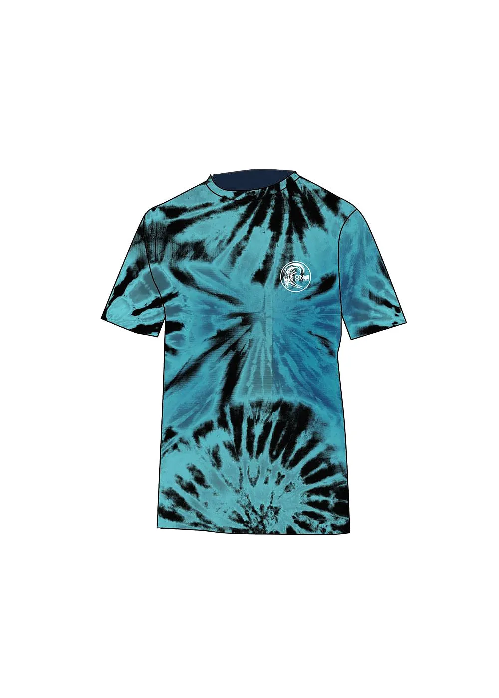 ONeill Boys Tie Dye SS UV Rash Vest