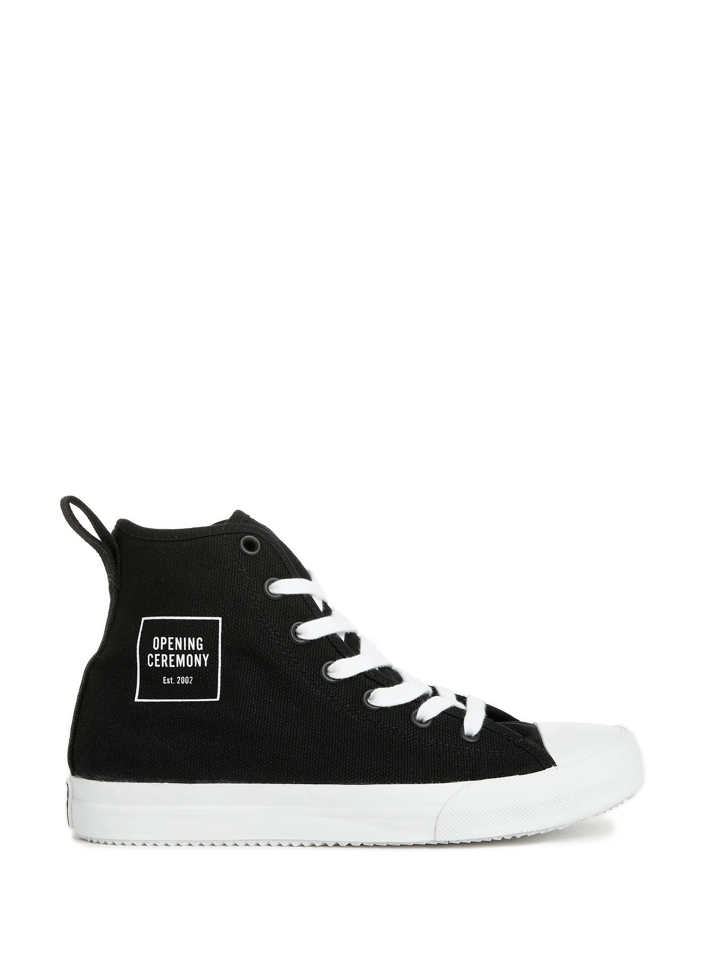 Opening ceremony  High-top canvas sneakers - Black