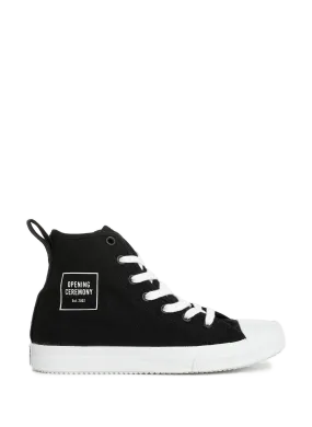 Opening ceremony  High-top canvas sneakers - Black