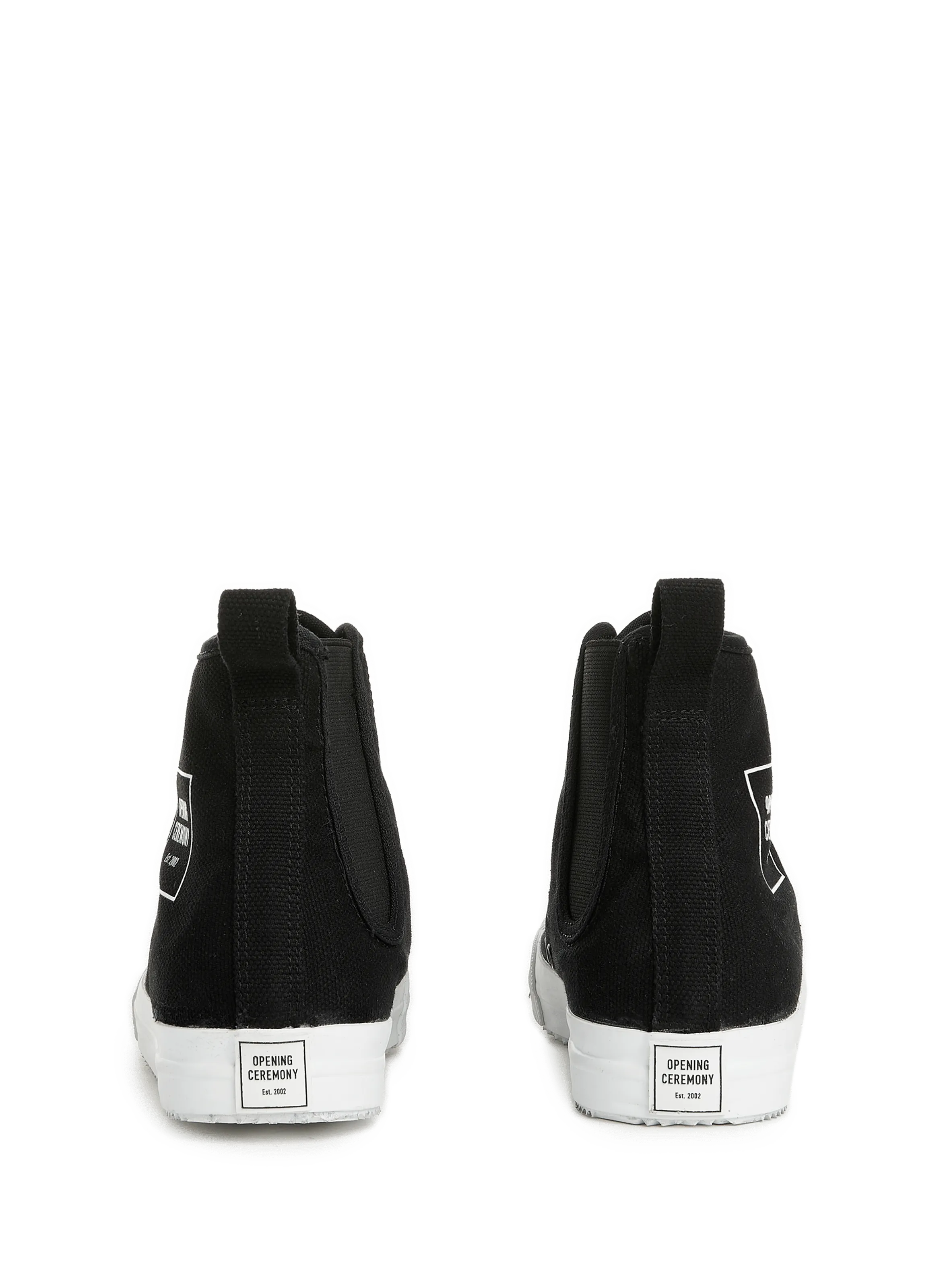 Opening ceremony  High-top canvas sneakers - Black