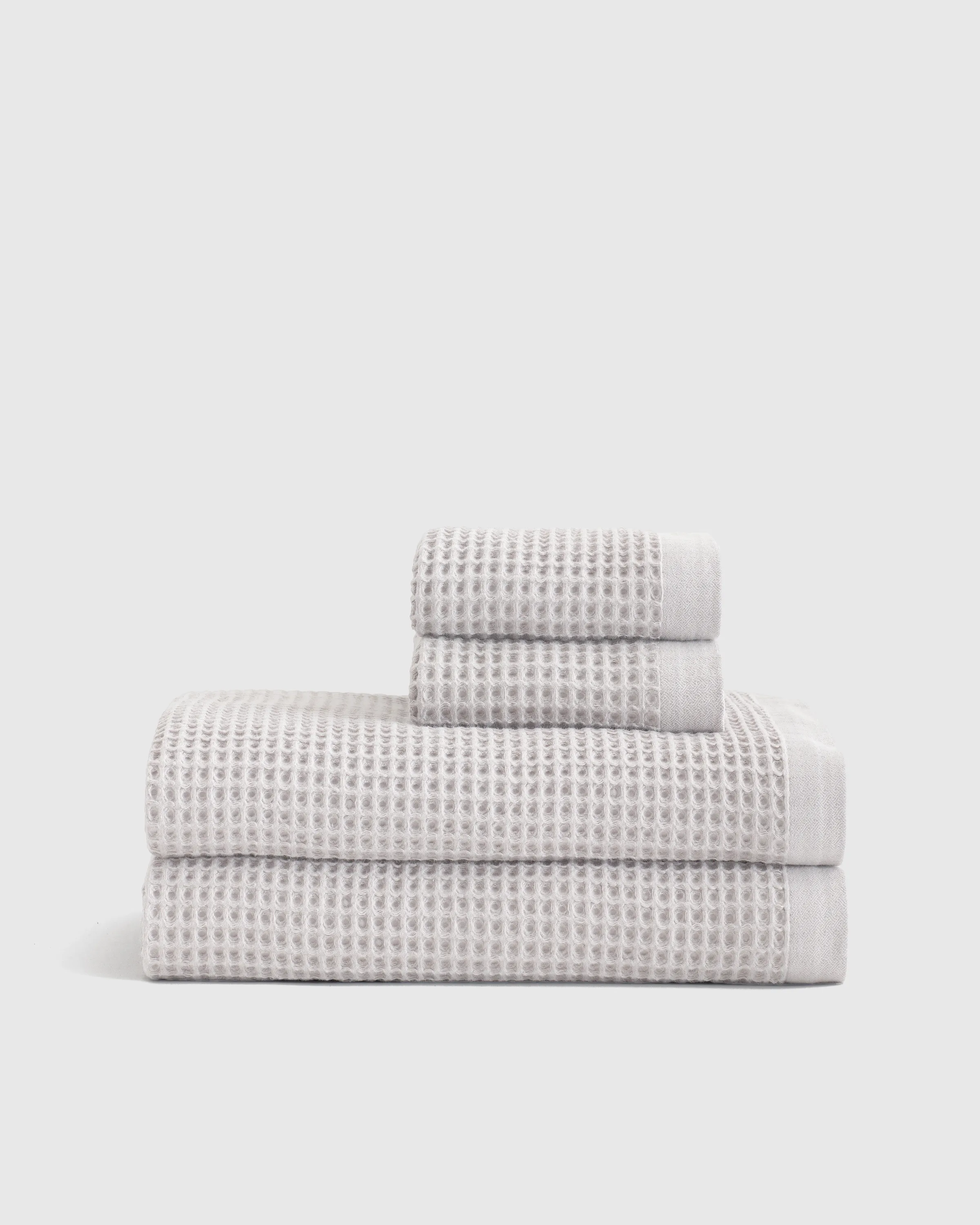 Organic Turkish Waffle Bath Sheet Bundle