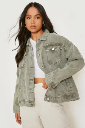 Petite Oversized Denim Jacket