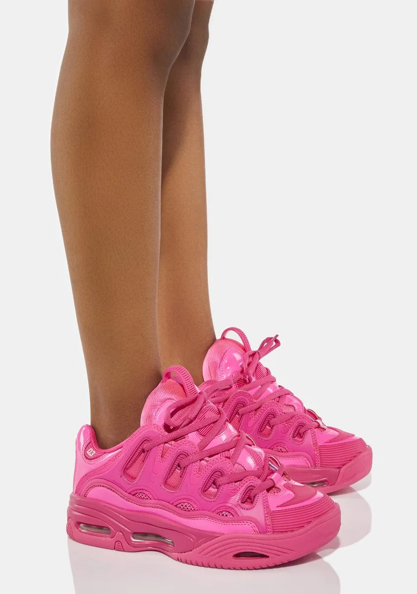 Pink Patent D3 2001 Sneakers-