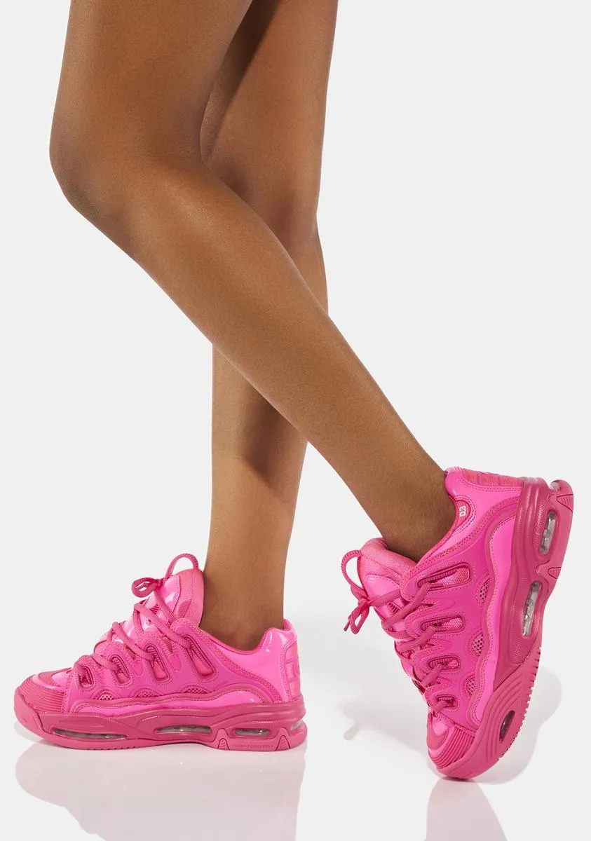 Pink Patent D3 2001 Sneakers-