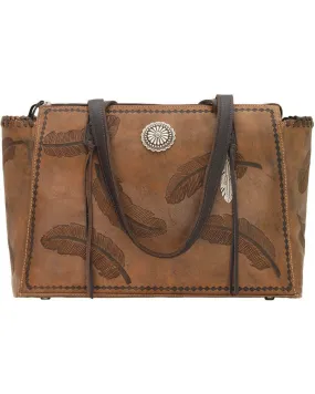 Product Name:  American West Women's Brown Sacred Bird Concealed Carry Tote