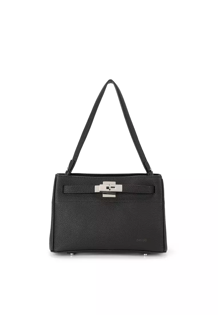 RABEANCO SAOIRSE Soft Structural Belt Tote II Mini - Black