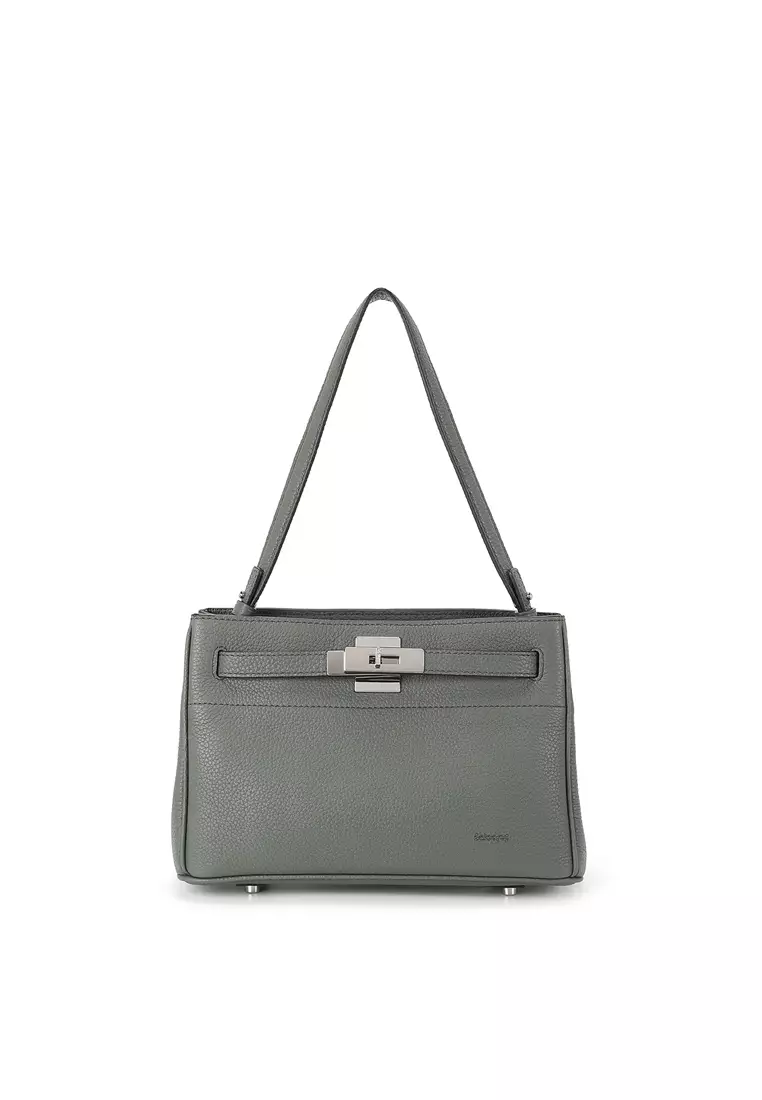 RABEANCO SAOIRSE Soft Structural Belt Tote II Mini - Slate Grey