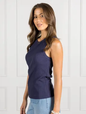 Raven Rib Tank Navy