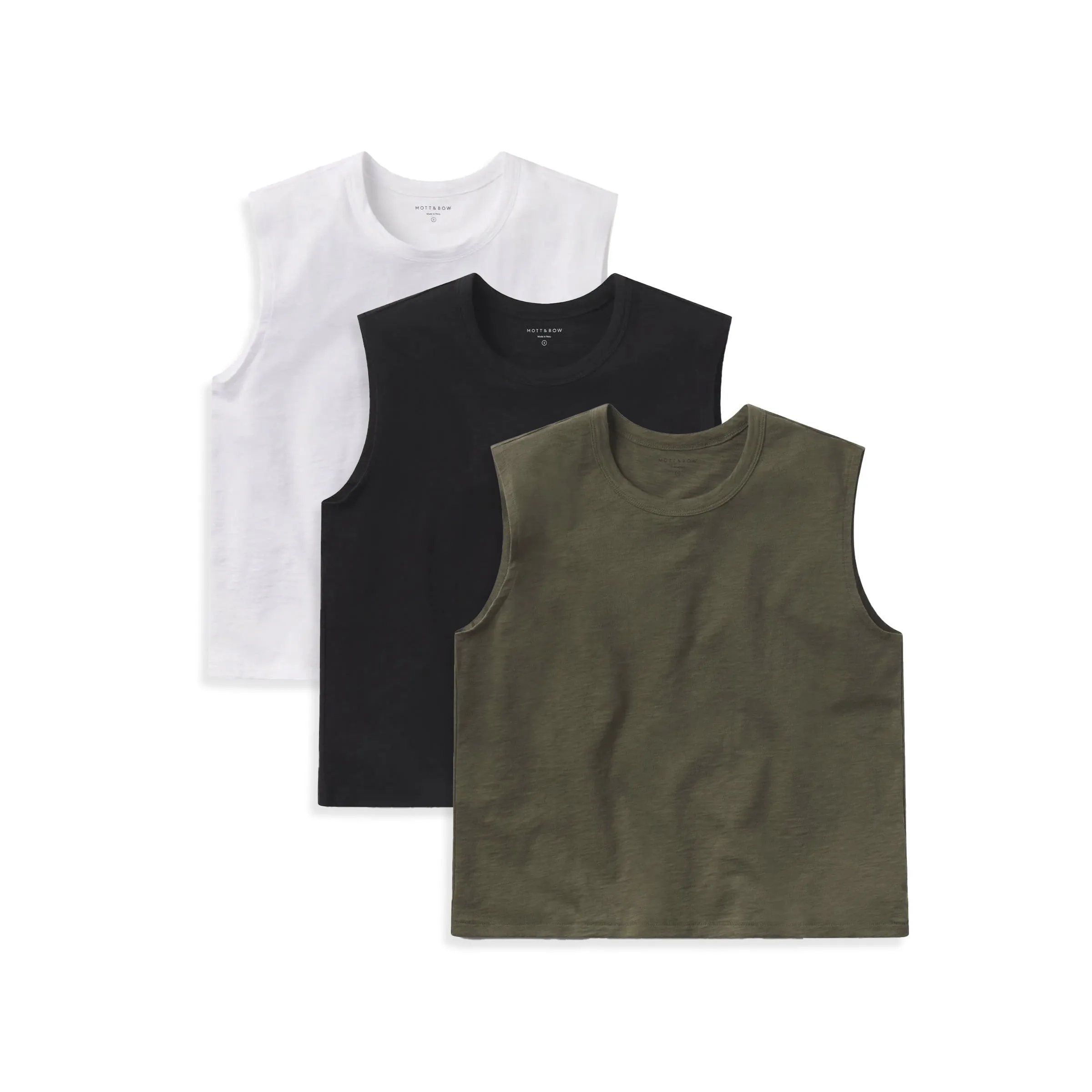 Relaxed Slub Tank 3-Pack