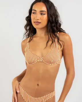 Rhythm Sunbather Stripe Underwire Bikini Top