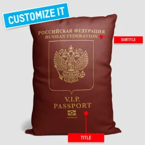 Russia - Passport Rectangular Pillow