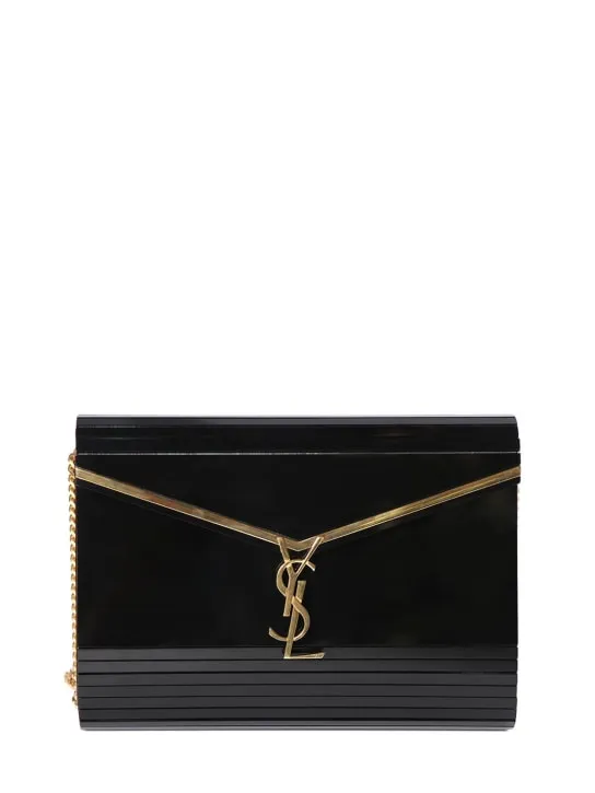 Saint Laurent   Mini Cassandra plexiglass bag 