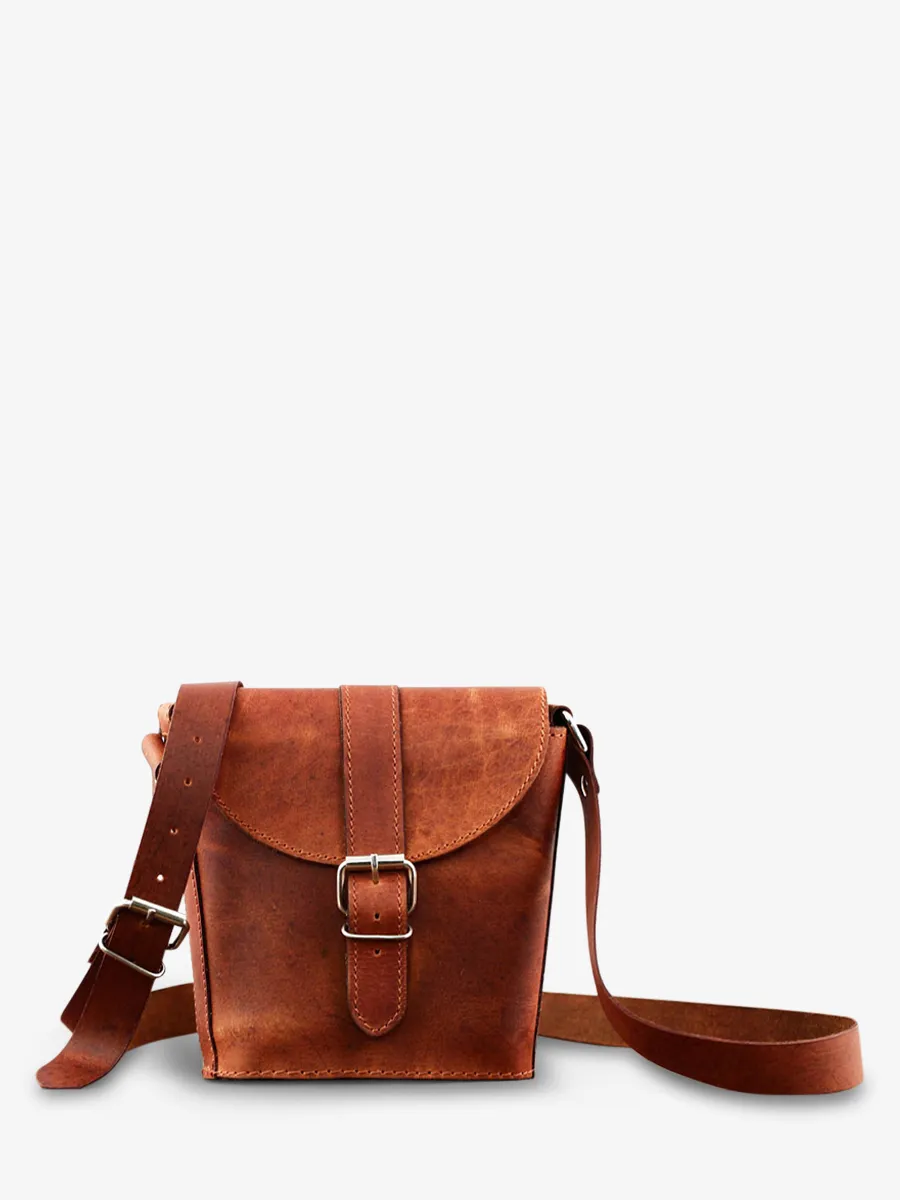 shoulder bag for woman Brown - L'Authentique - S Light Brown | PAUL MARIUS