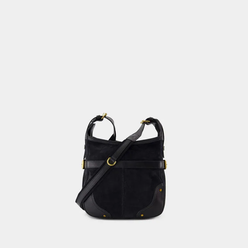 Sierra Hobo S Gd Crossbody - Isabel Marant - Leather - Black