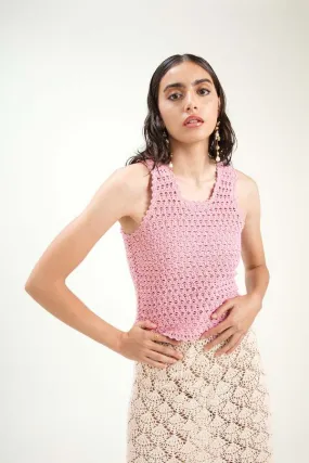 Tala Barbotin Khalidy Wardeh Tank - Rose