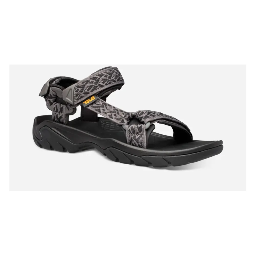 Teva Terra FI 5 Universal Wavy Trail Black Vegan Men’s Sandals