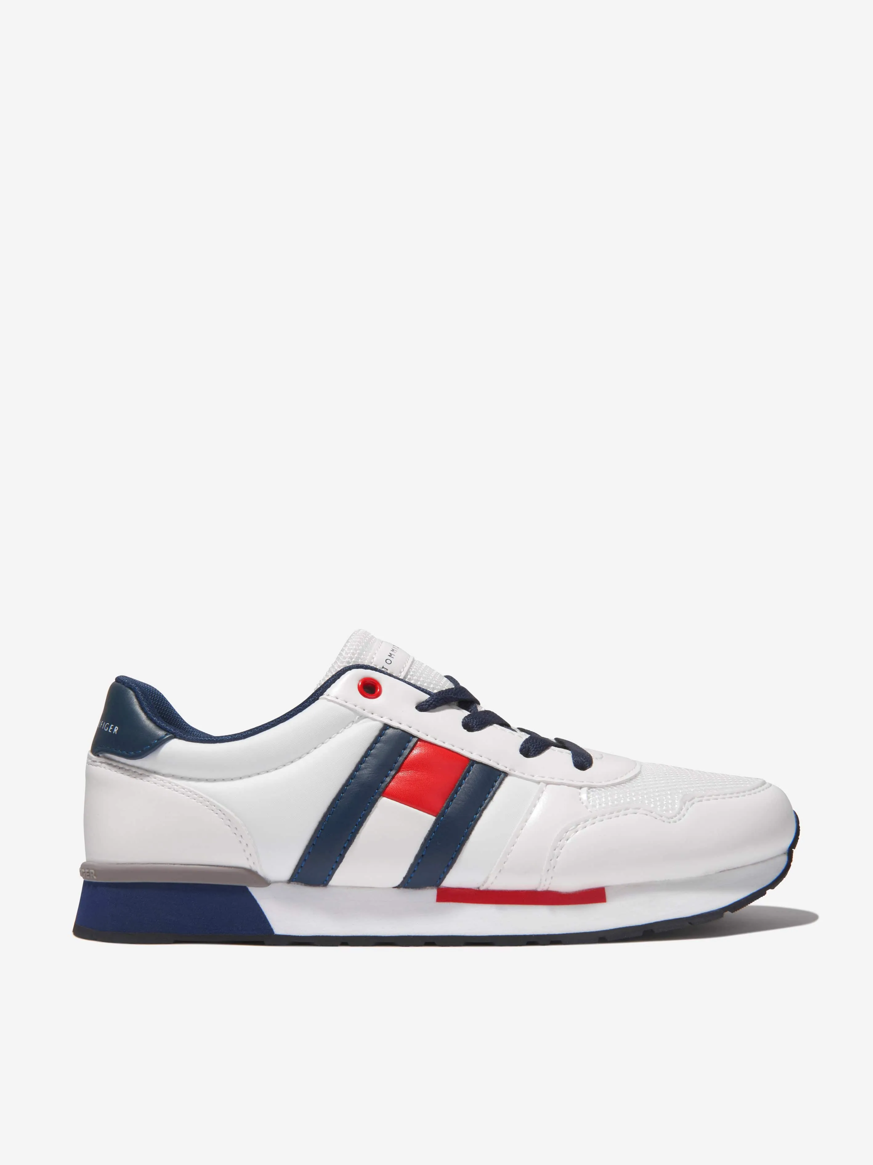 Tommy Hilfiger Boys Lace Up Logo Trainers