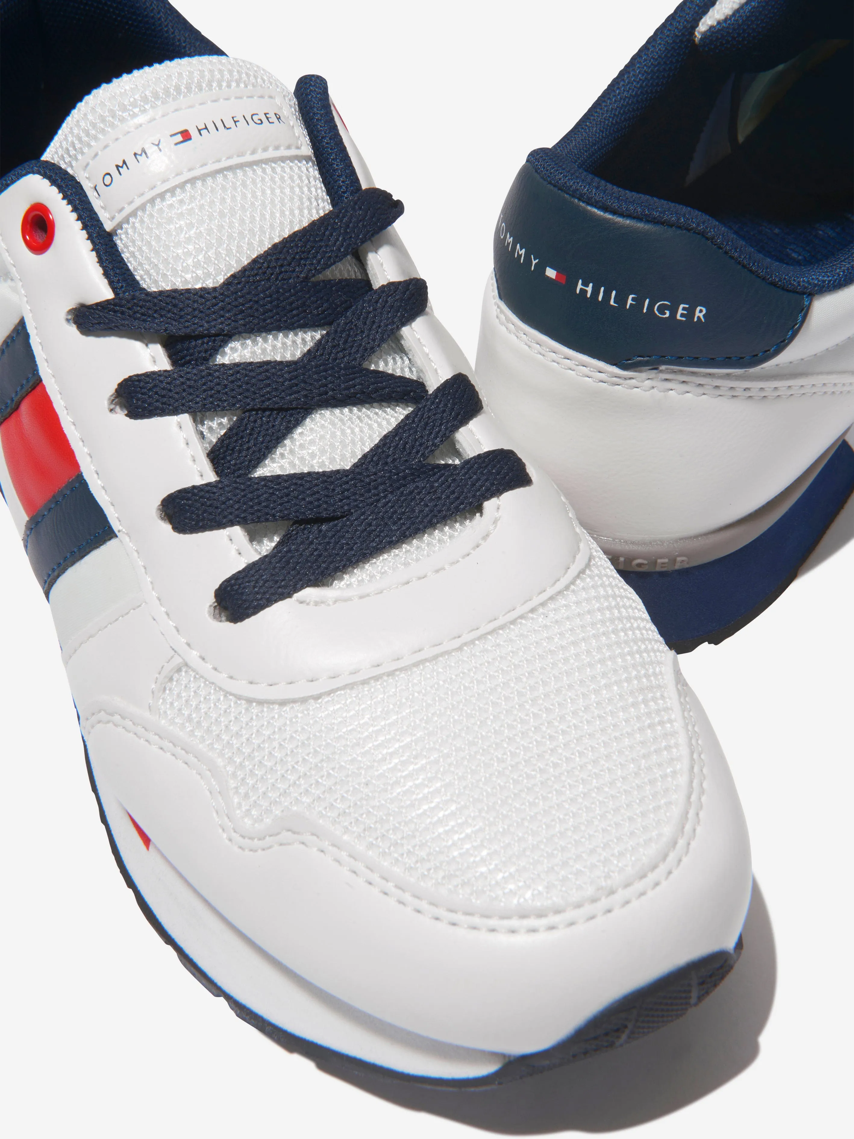 Tommy Hilfiger Boys Lace Up Logo Trainers