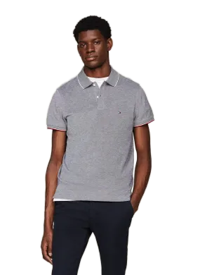 Tommy hilfiger   Cotton polo shirt  - Blue