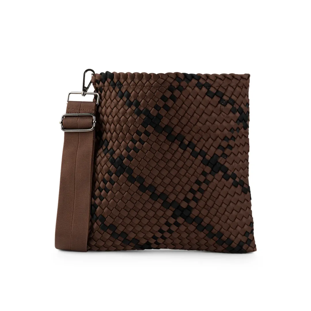 VAL WOVEN CROSSBODY ESPRESSO