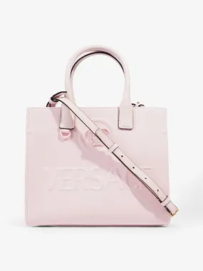 Versace La Medusa Tote Pink Canvas Small