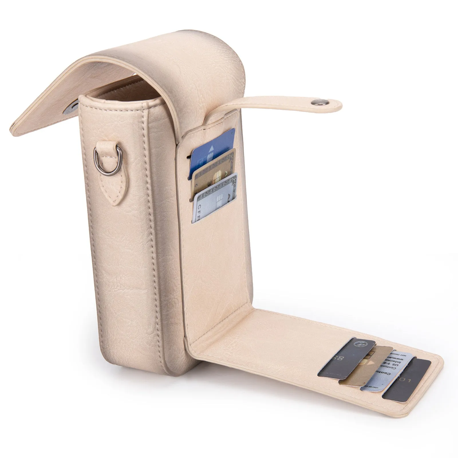 WG118-204  Wrangler Crossbody Cell Phone Purse With Back Card Slots - Tan