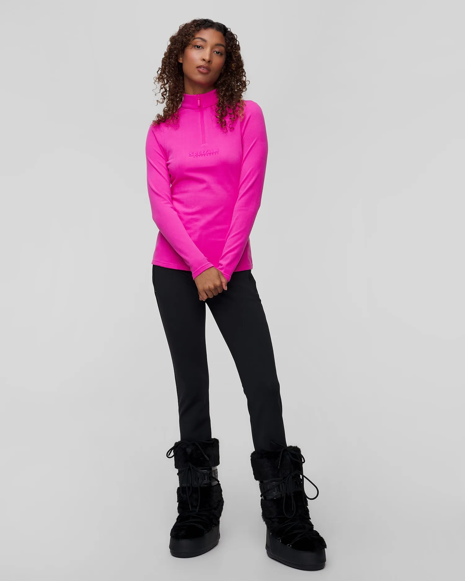 Women's pink ski turtleneck Sportalm 1823015721-7483