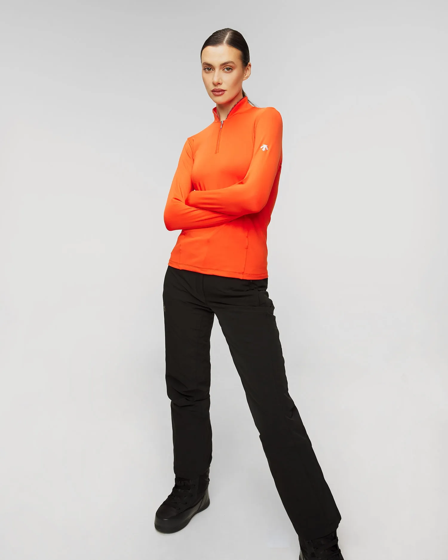 Women's stretch turtleneck Descente Carla DWWWGB30-mor