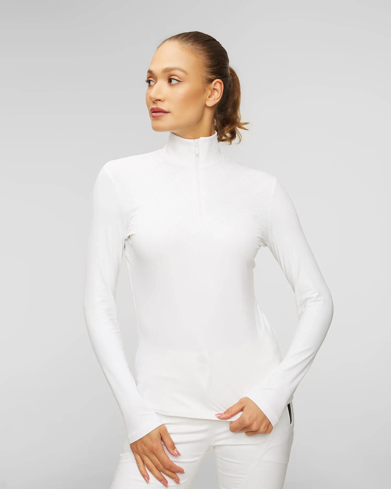 Women's white turtleneck Sportalm 1623018665-1